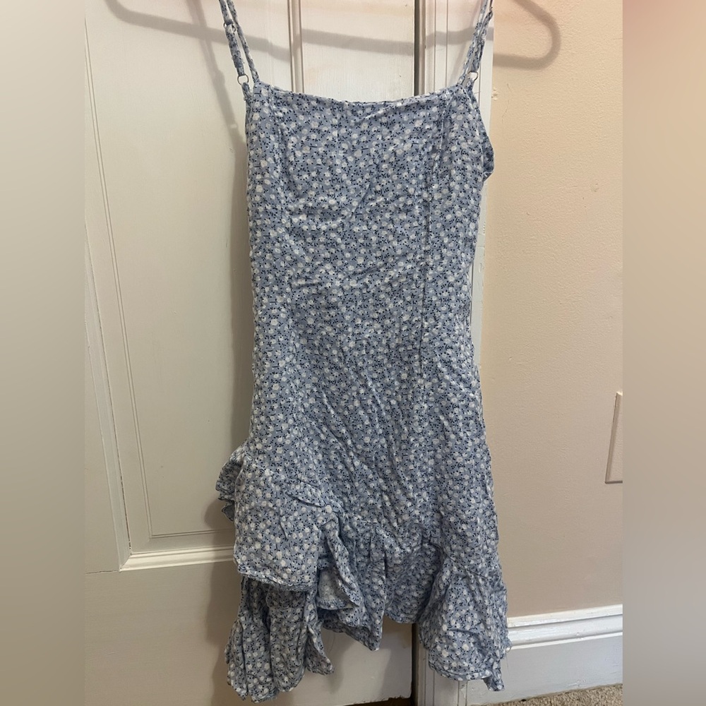 Selling blue floral dress!